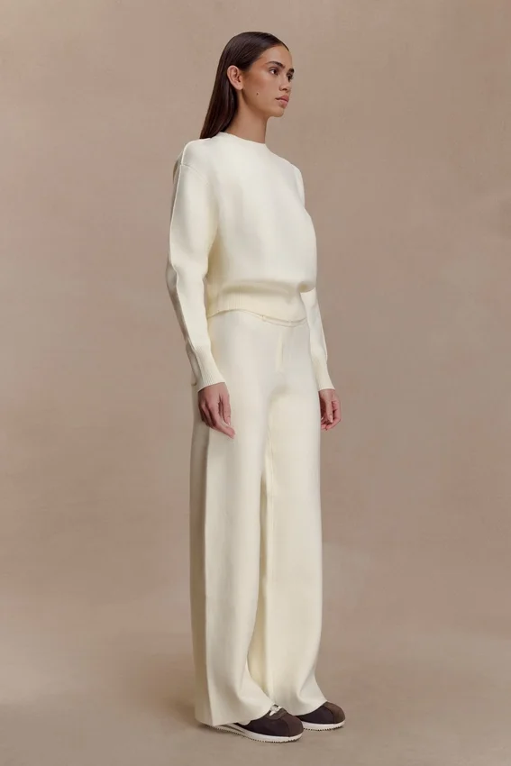 Braxton Cozy Knit Jumper – Ivory Braxton Cozy Knit Jumper – Ivory