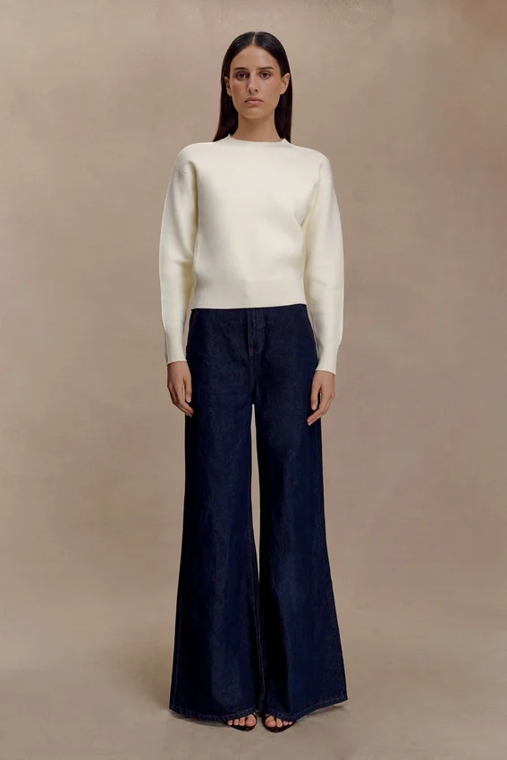 Braxton Cozy Knit Jumper – Ivory Braxton Cozy Knit Jumper – Ivory