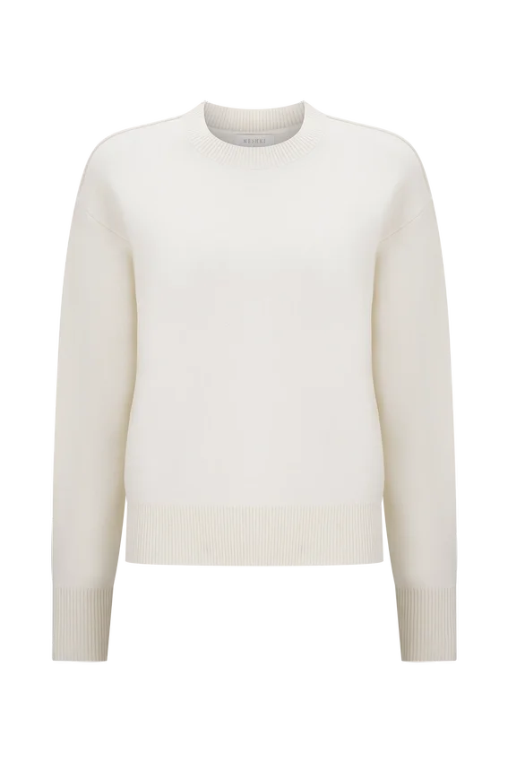 Braxton Cozy Knit Jumper – Ivory Braxton Cozy Knit Jumper – Ivory
