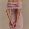 Brynn Orchid Knit Maxi Dress – Pastel Pink Brynn Orchid Knit Maxi Dress – Pastel Pink