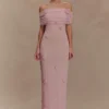 Brynn Orchid Knit Maxi Dress – Pastel Pink Brynn Orchid Knit Maxi Dress – Pastel Pink
