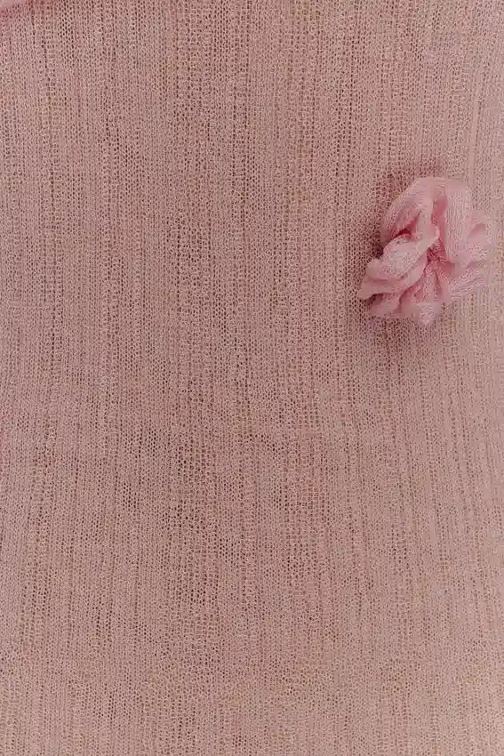 Brynn Orchid Knit Maxi Dress – Pastel Pink Brynn Orchid Knit Maxi Dress – Pastel Pink