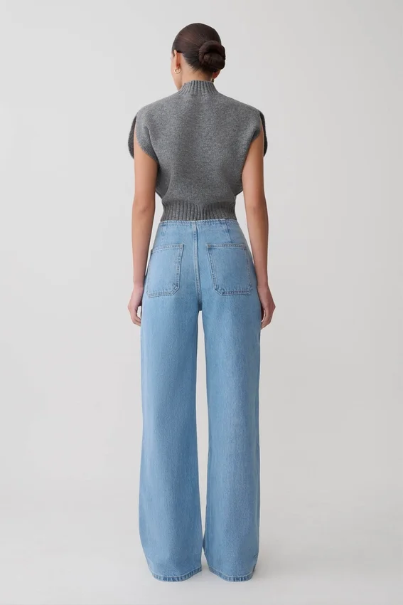 Caitlin Mid Rise Denim Jeans – Classic Blue Caitlin Mid Rise Denim Jeans – Classic Blue