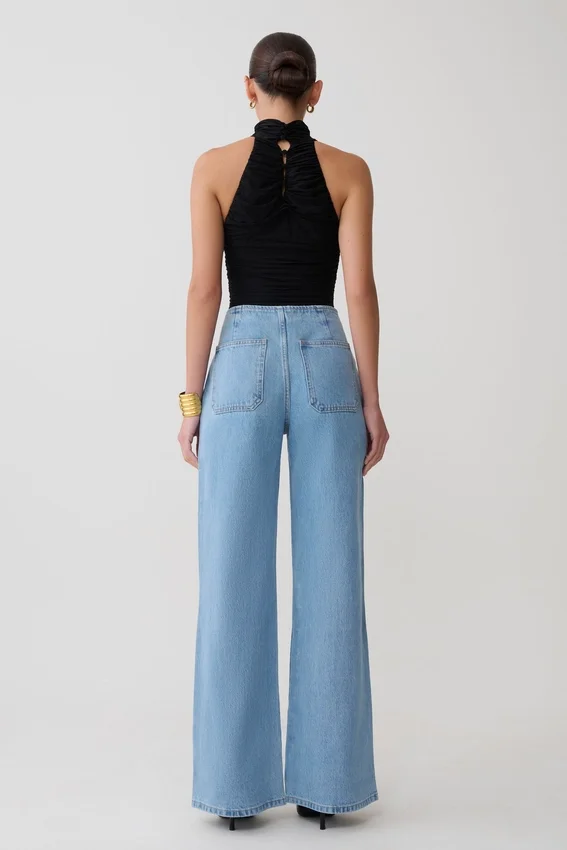 Caitlin Mid Rise Denim Jeans – Classic Blue Caitlin Mid Rise Denim Jeans – Classic Blue
