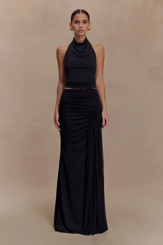 Calandra Slinky Maxi Skirt – Black Calandra Slinky Maxi Skirt – Black