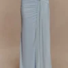 Calandra Slinky Maxi Skirt – Pale Blue Calandra Slinky Maxi Skirt – Pale Blue