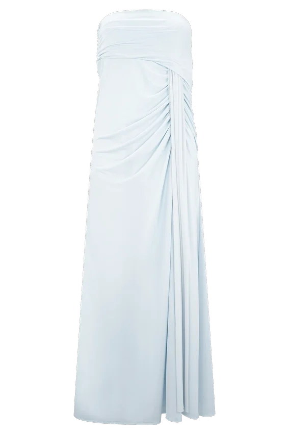 Calandra Slinky Maxi Skirt – Pale Blue Calandra Slinky Maxi Skirt – Pale Blue