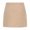 Camilla Boucle Mini Skirt – Light Taupe Camilla Boucle Mini Skirt – Light Taupe