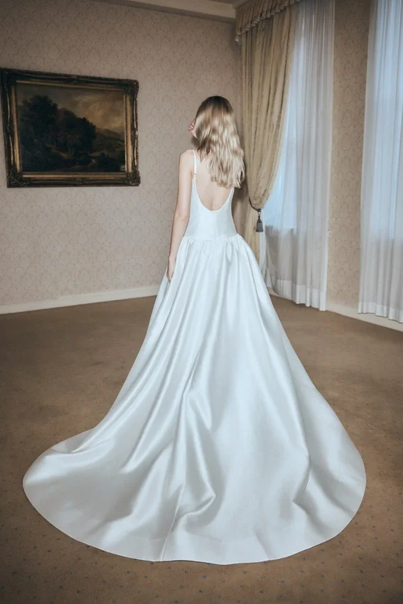 Carol Taffeta Maxi Gown – Ivory Carol Taffeta Maxi Gown – Ivory