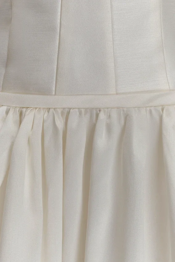Carol Taffeta Maxi Gown – Ivory Carol Taffeta Maxi Gown – Ivory