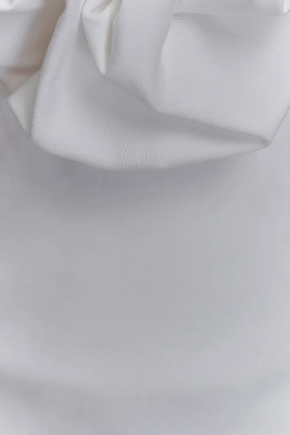 Carolyn Linen Bubble Maxi Dress – White Carolyn Linen Bubble Maxi Dress – White