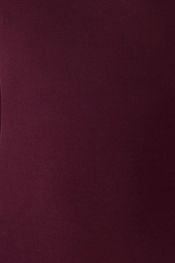 Cary Folded Strapless Crepe Midi Dress – Wine Cary Folded Strapless Crepe Midi Dress – Wine