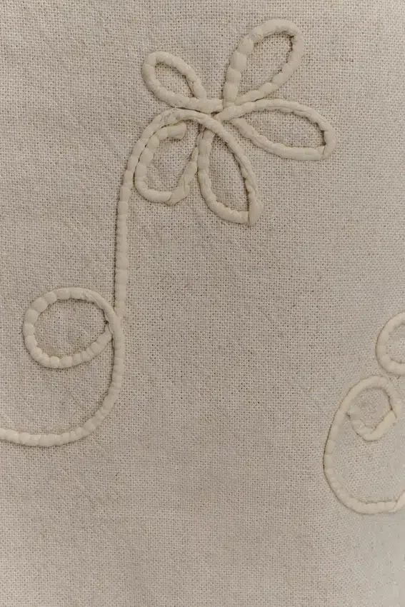 Casey Linen Corded Embroidered Linen Top – Natural Casey Linen Corded Embroidered Linen Top – Natural