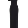 Cassandra Off Shoulder Slinky Maxi Dress – Black Cassandra Off Shoulder Slinky Maxi Dress – Black