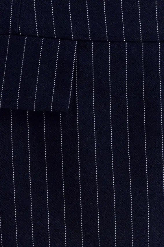Cassie Column Maxi Skirt – Navy Pinstripe Cassie Column Maxi Skirt – Navy Pinstripe
