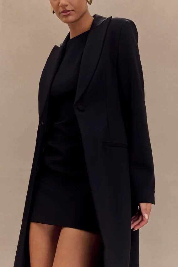 Caviar Suiting Coat – Black Caviar Suiting Coat – Black