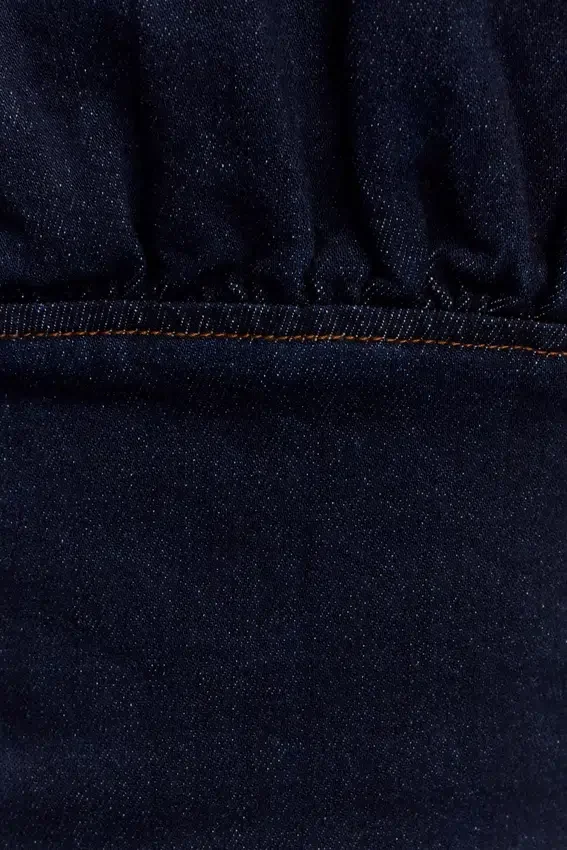 Cecilia Denim Frill Corset – Indigo Blue Cecilia Denim Frill Corset – Indigo Blue