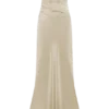 Cedar Strapless Satin Maxi Dress – Blush Gold Cedar Strapless Satin Maxi Dress – Blush Gold