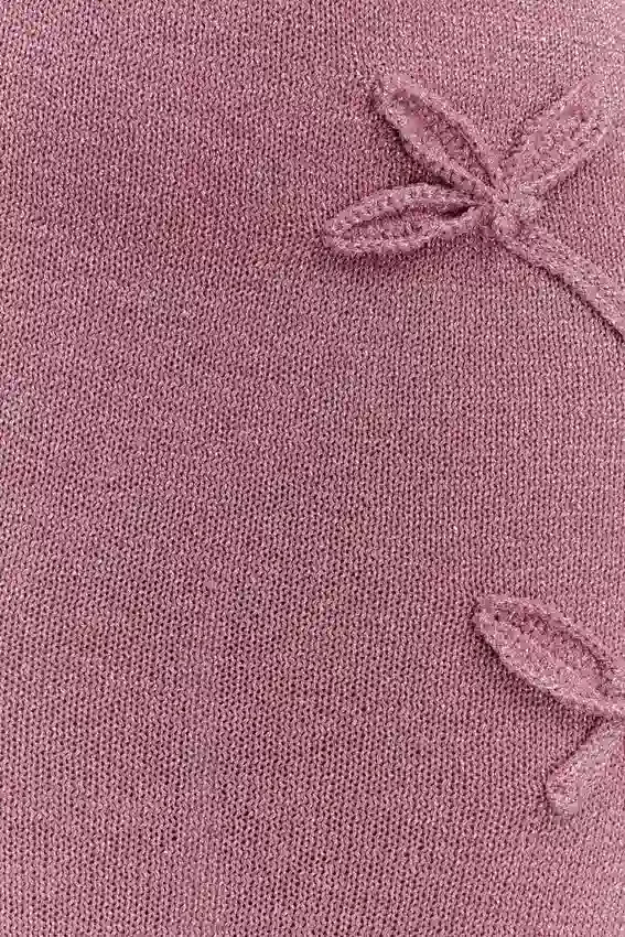 Celestino Floral Metallic Knit Maxi Dress – Pink Celestino Floral Metallic Knit Maxi Dress – Pink