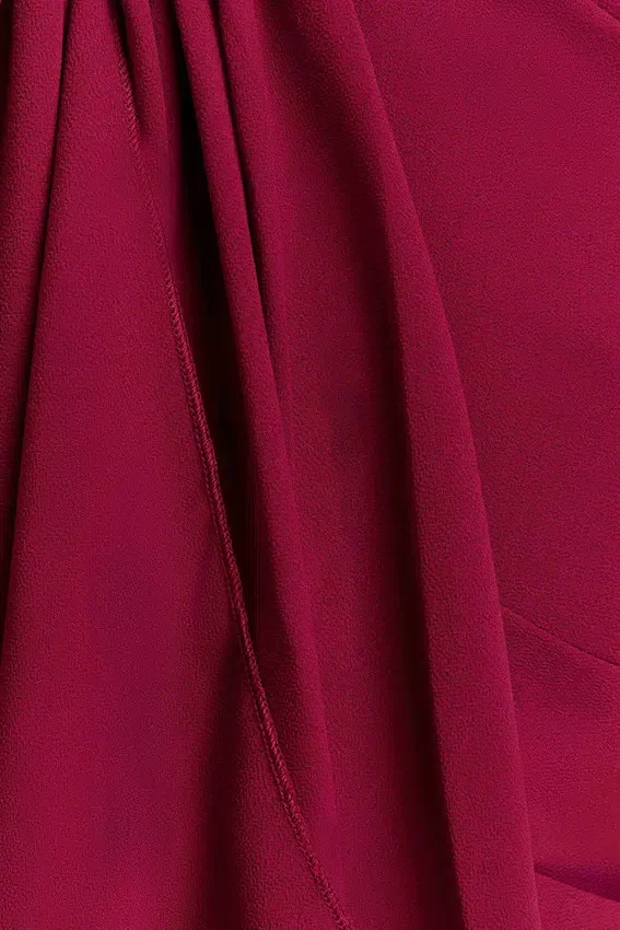 Celina Chiffon Overlay Maxi Skirt – Cherry Red Celina Chiffon Overlay Maxi Skirt – Cherry Red