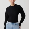Ciaralee Cinched Waist Jumper – Black