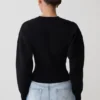 Ciaralee Cinched Waist Jumper – Black