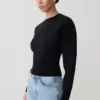 Ciaralee Cinched Waist Jumper – Black
