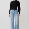 Ciaralee Cinched Waist Jumper – Black