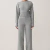 Ciaralee Cinched Waist Jumper – Grey Marle
