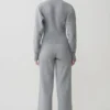 Ciaralee Cinched Waist Jumper – Grey Marle