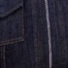 Cierra Cinched Jacket Top – Washed Indigo Blue