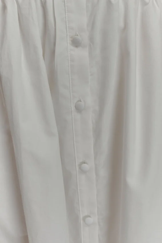 Cindy Collared Midi Dress – White Cindy Collared Midi Dress – White