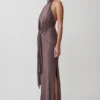 Cindylou Halter Knit Maxi Dress – Peppercorn Cindylou Halter Knit Maxi Dress – Peppercorn