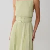 Clarisse Pleated Maxi Dress – Sage Clarisse Pleated Maxi Dress – Sage