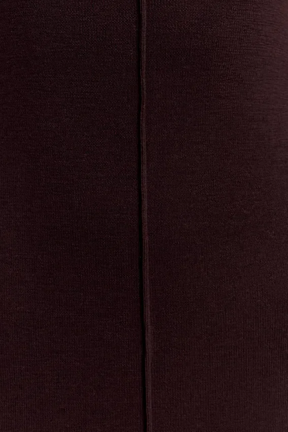 Cleona Merino Wool Ribbed Long Sleeve Maxi Dress – Deep Chocolate Cleona Merino Wool Ribbed Long Sleeve Maxi Dress – Deep Chocolate