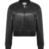 Codi Faux Leather Bomber Jacket – Black Codi Faux Leather Bomber Jacket – Black