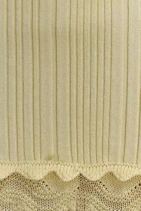 Coleene Pointelle Knit Maxi Skirt – Lemon Coleene Pointelle Knit Maxi Skirt – Lemon