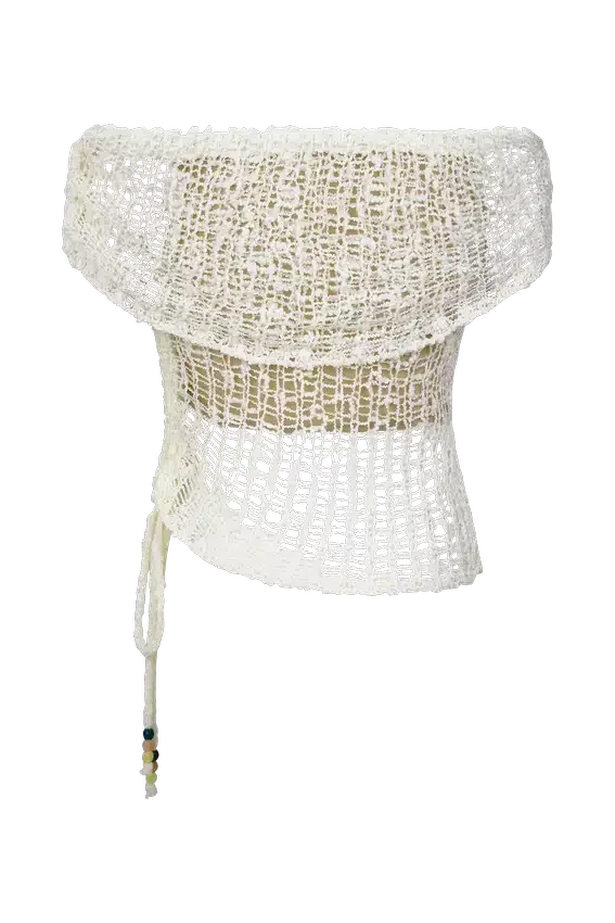 Cordelia Off Shoulder Knit Top – Ivory Cordelia Off Shoulder Knit Top – Ivory