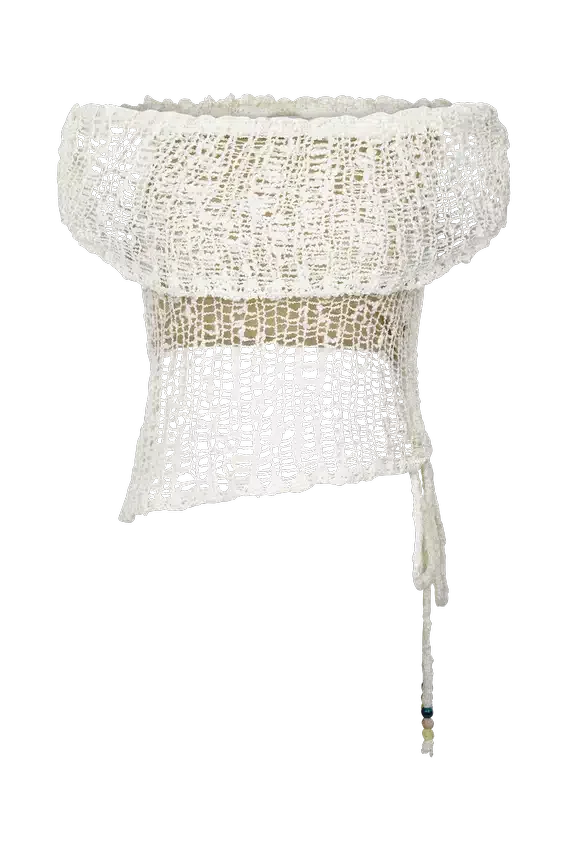 Cordelia Off Shoulder Knit Top – Ivory Cordelia Off Shoulder Knit Top – Ivory