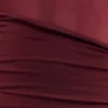 Dallas One Shoulder Mesh Maxi Dress – Burgundy