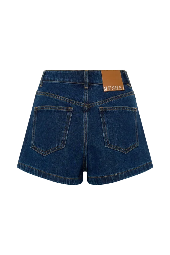 Dan Diamante Denim Shorts – Midnight Blue Dan Diamante Denim Shorts – Midnight Blue
