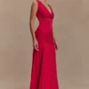 Dania Cowl Neck Slinky Maxi Dress – Fuchsia Pink Dania Cowl Neck Slinky Maxi Dress – Fuchsia Pink