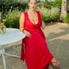 Dania Cowl Neck Slinky Maxi Dress – Fuchsia Pink Dania Cowl Neck Slinky Maxi Dress – Fuchsia Pink