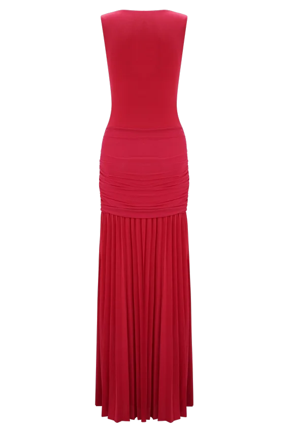 Dania Cowl Neck Slinky Maxi Dress – Fuchsia Pink Dania Cowl Neck Slinky Maxi Dress – Fuchsia Pink