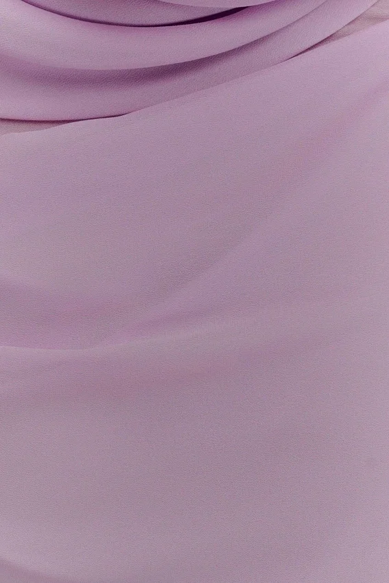 Daria Draped Chiffon Maxi Dress – Light Lilac Daria Draped Chiffon Maxi Dress – Light Lilac