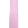 Daria Draped Chiffon Maxi Dress – Light Lilac Daria Draped Chiffon Maxi Dress – Light Lilac