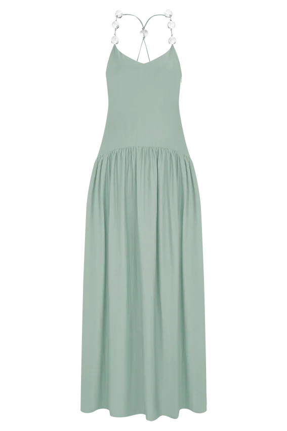 Darling Linen Maxi Dress – Sage Darling Linen Maxi Dress – Sage