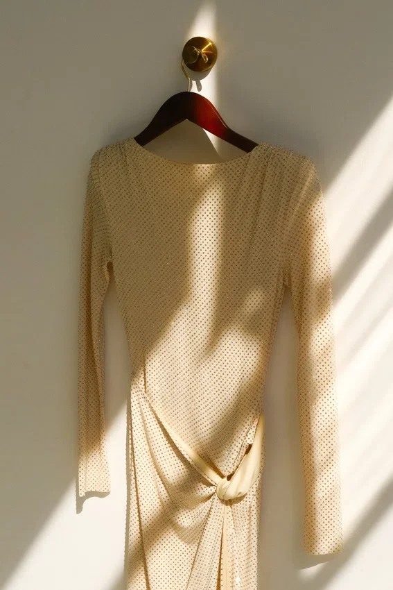 Deanna Long Sleeve Diamante Maxi Dress – Gold Deanna Long Sleeve Diamante Maxi Dress – Gold