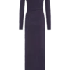 Deanna Long Sleeve Diamante Maxi Dress – Purple Deanna Long Sleeve Diamante Maxi Dress – Purple