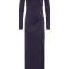 Deanna Long Sleeve Diamante Maxi Dress – Purple Deanna Long Sleeve Diamante Maxi Dress – Purple